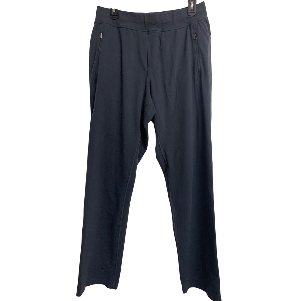 Lululemon‎ Commission Pant Mens Large Navy Blue Technical Stretch Trousers